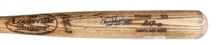 2010 Evan Longoria Louisville Slugger Game Used and Signed Bat - Photo Matched, Multi-Hit, 79th Career Home Run (MLB Authenticated/PSA/DNA GU 9.5)